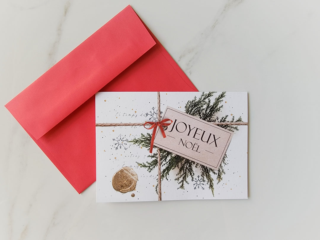 Carte de Noël à l&