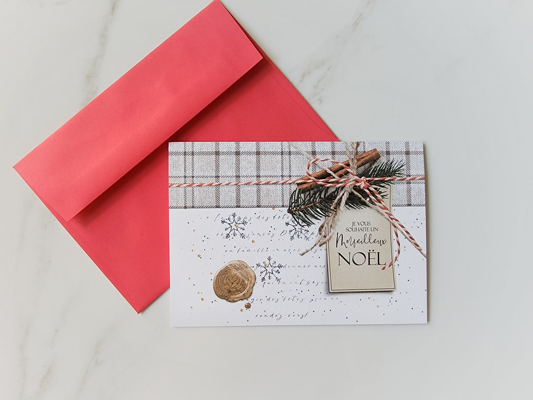 Carte de Noël à l&