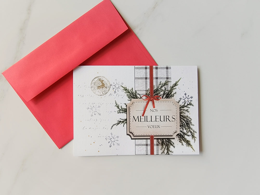 Carte de Noël à l&