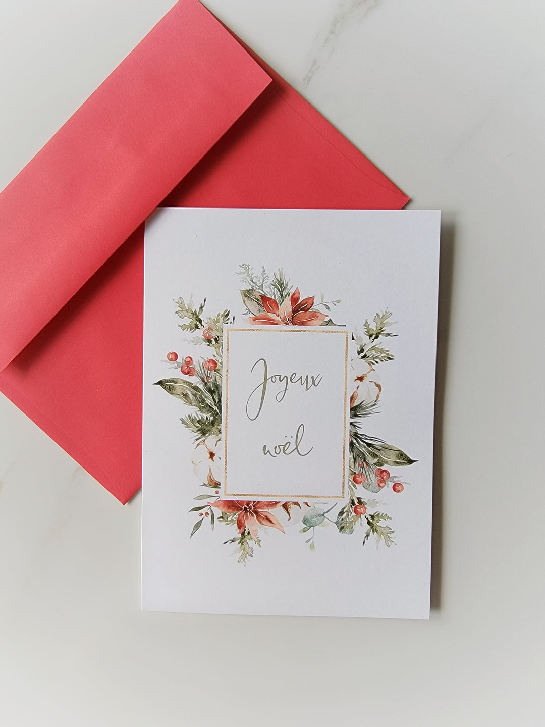 Carte de Noël à l&