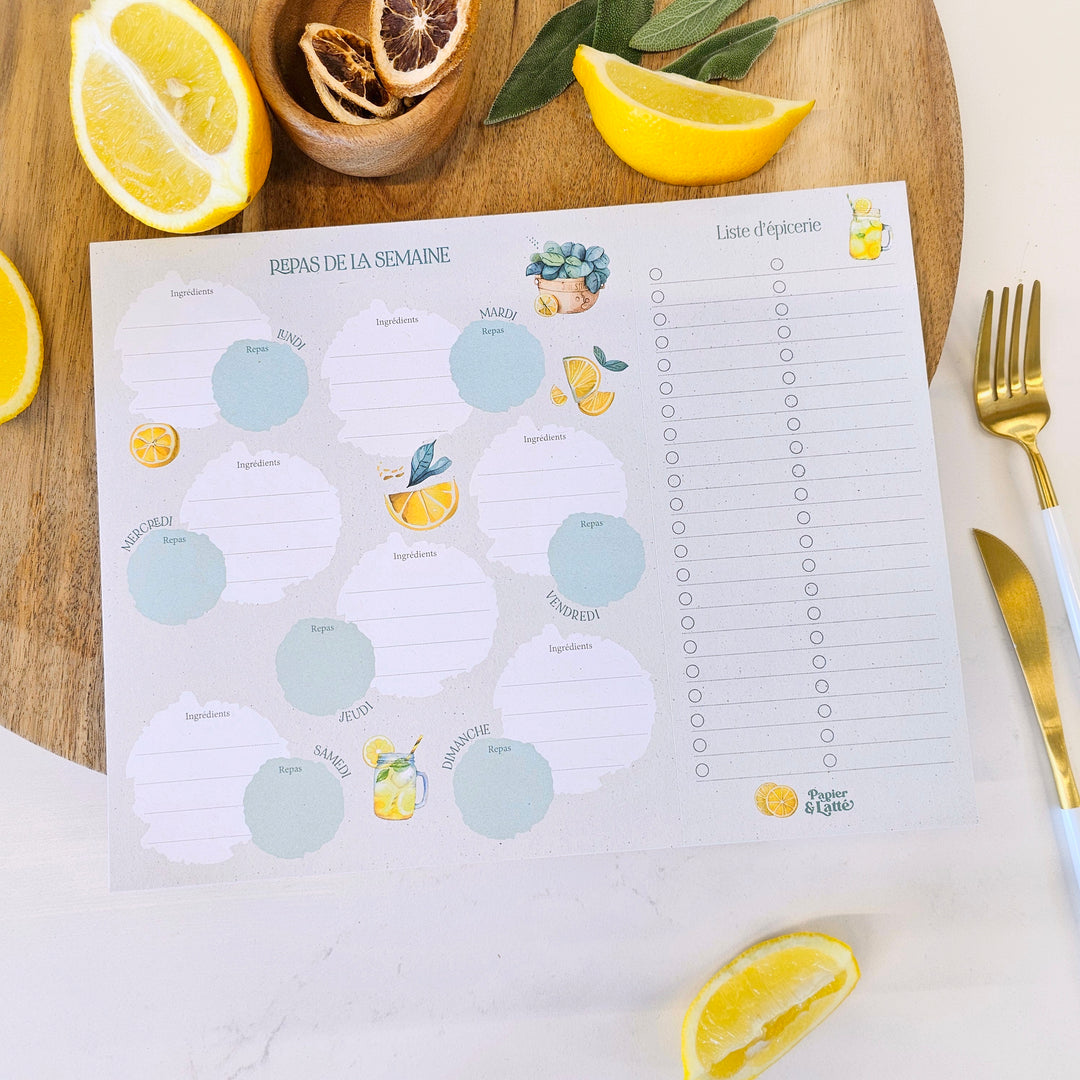 Citrons - Planificateur de repas