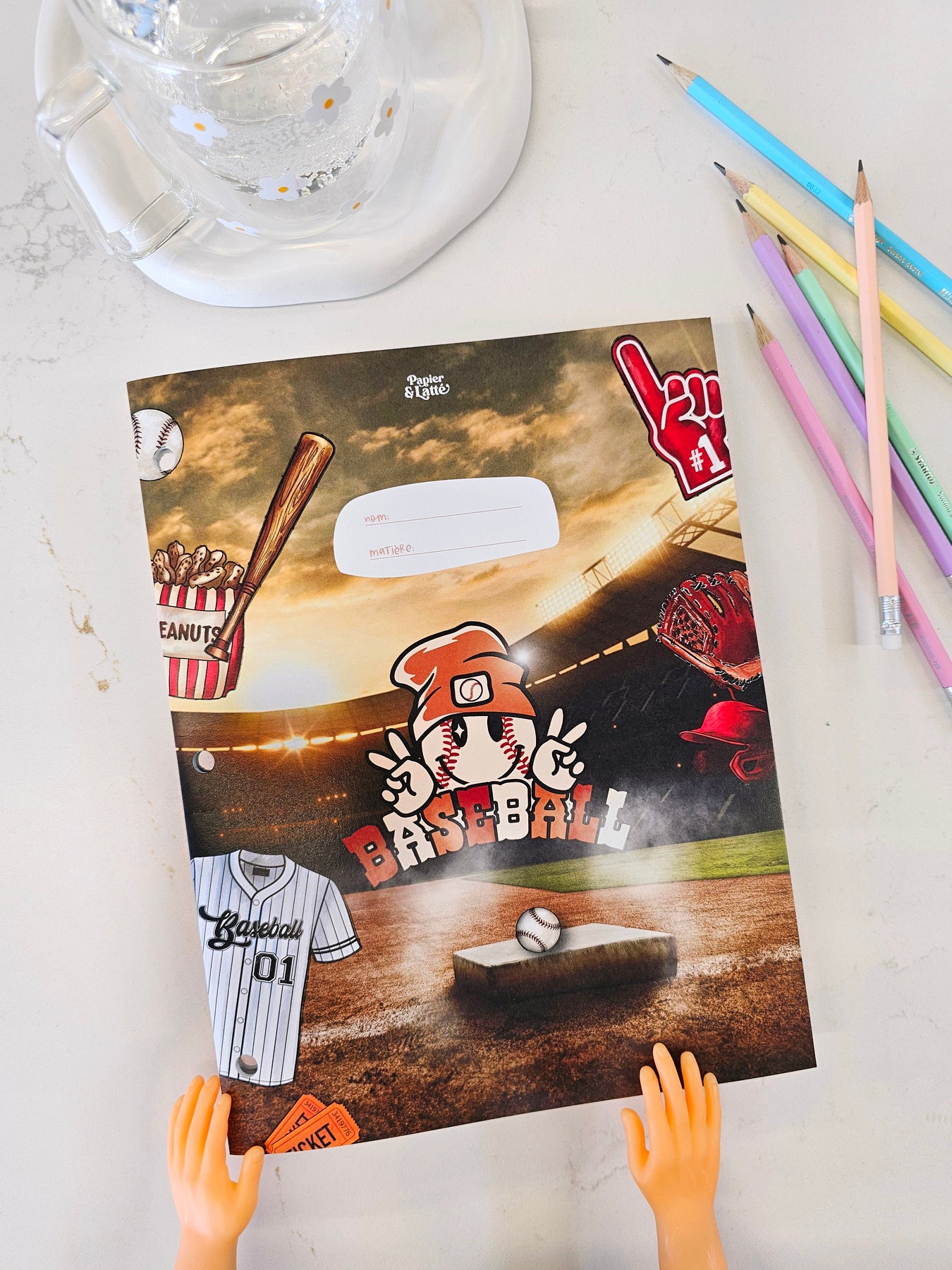 08 Coup de circuit au baseball - Cahier d'écriture/d'exercices – Papier ...