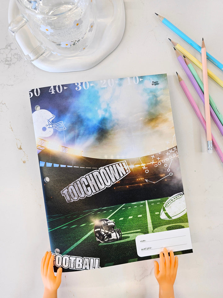 10 Super bowl au football -  Cahier d'écriture/d'exercices