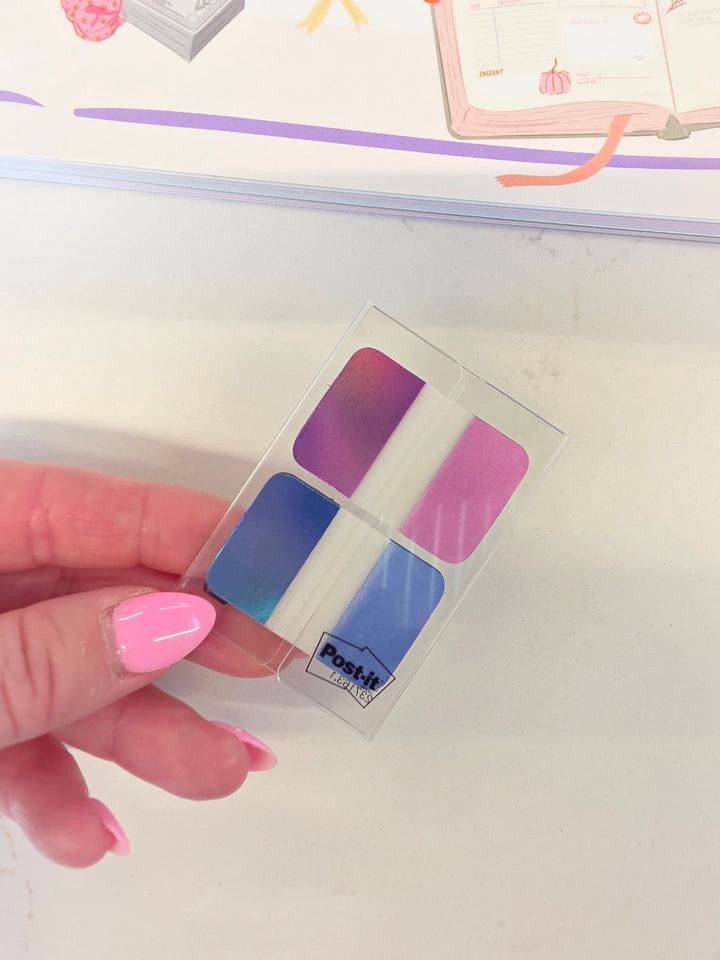 Onglets adhésifs colorés