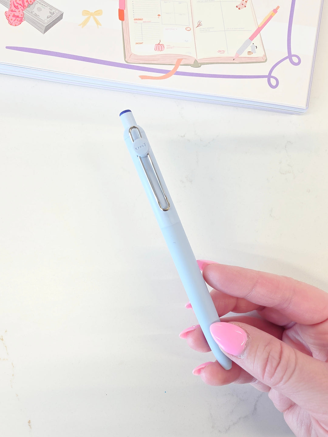 Uni-ball Zento - 0,5mm - Stylos gel rétractable - À l&