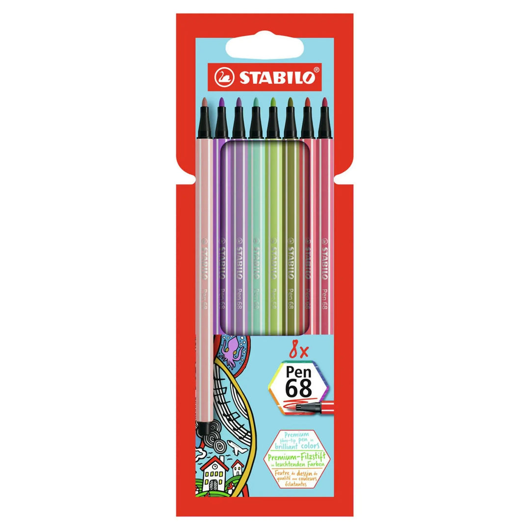 Étui de 8 stylos - Pen 68