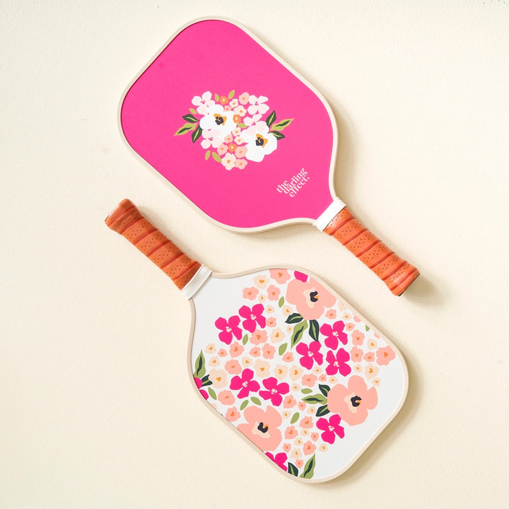 Raquette de pickleball - Exclusif - Floraison Rose