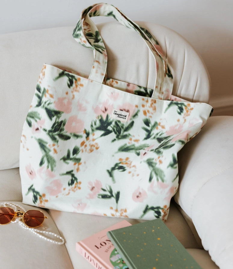 Sac fourre-tout fleuri