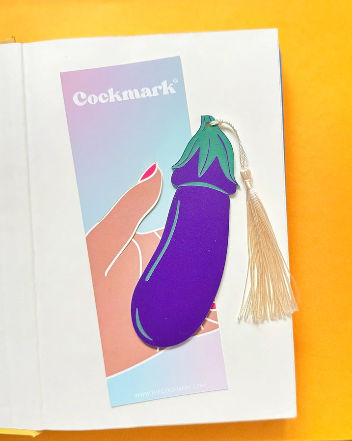 Aubergine - Marque-page coquin