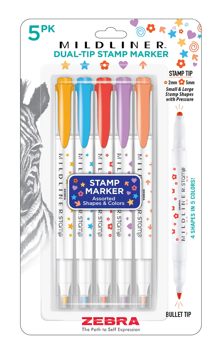Mildliner SURLIGNEUR - Ensemble de 5 - Stamp &amp; Doodle