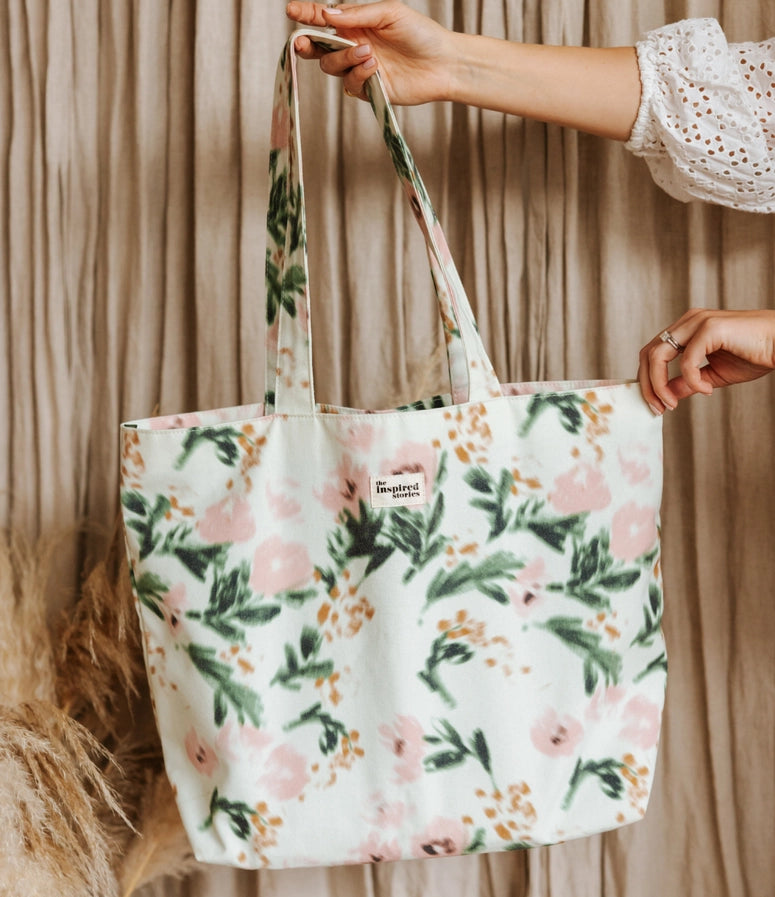 Sac fourre-tout fleuri