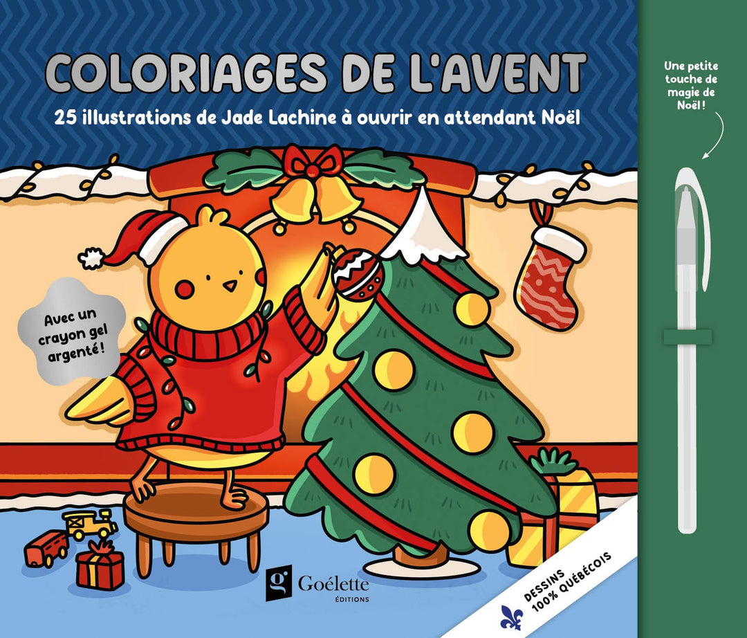 Livre à colorier - Jade Lachine - Coloriages de l’avent 2026