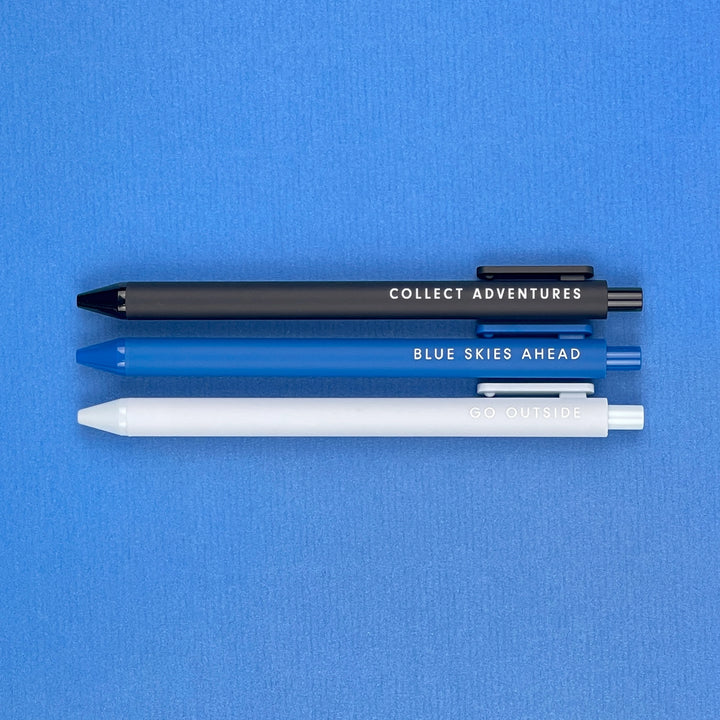 Ensemble de 3 stylos gel