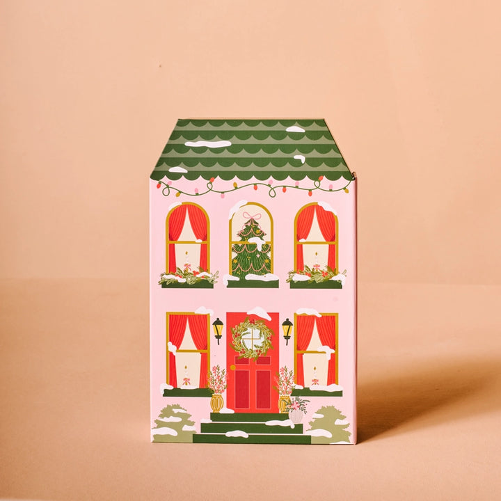 Calendrier de l'Avent avec ornements de Noël classiques