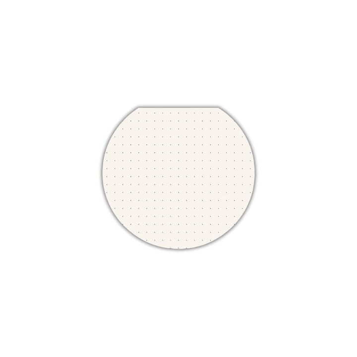 Bloc-notes autocollants - Post-it en forme de cercle à sommet plat – Point neutre
