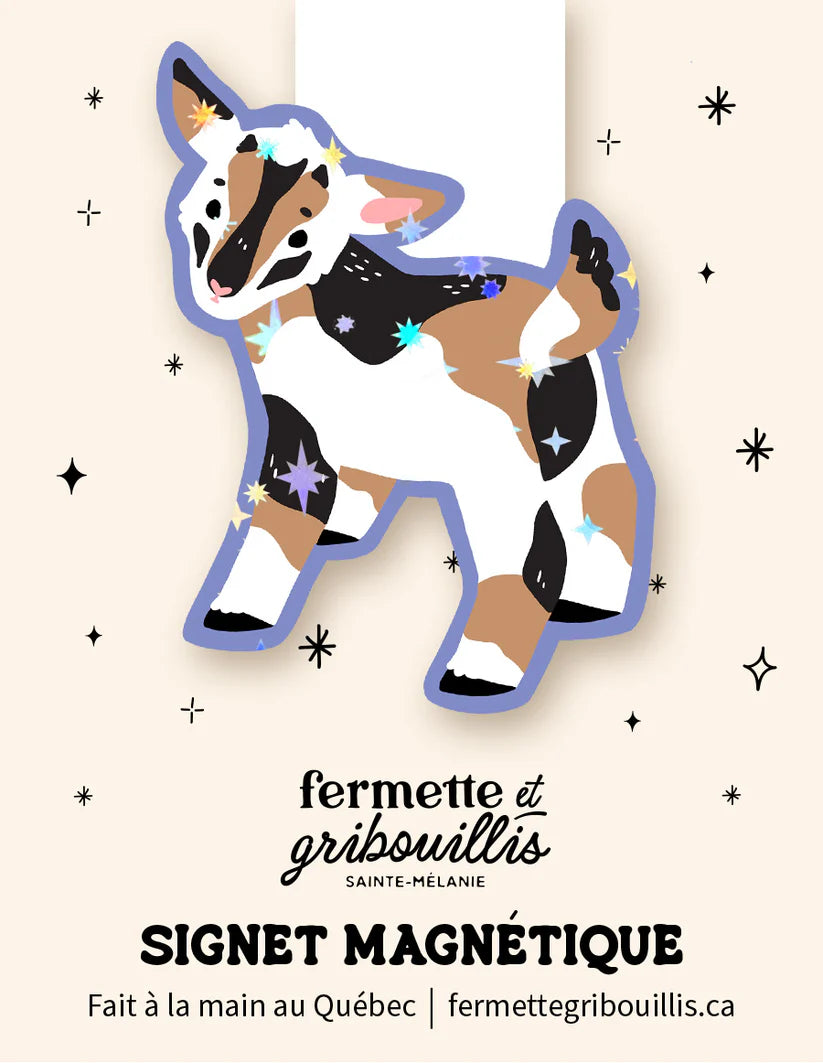 Signet magnétique - Chèvre tricolore