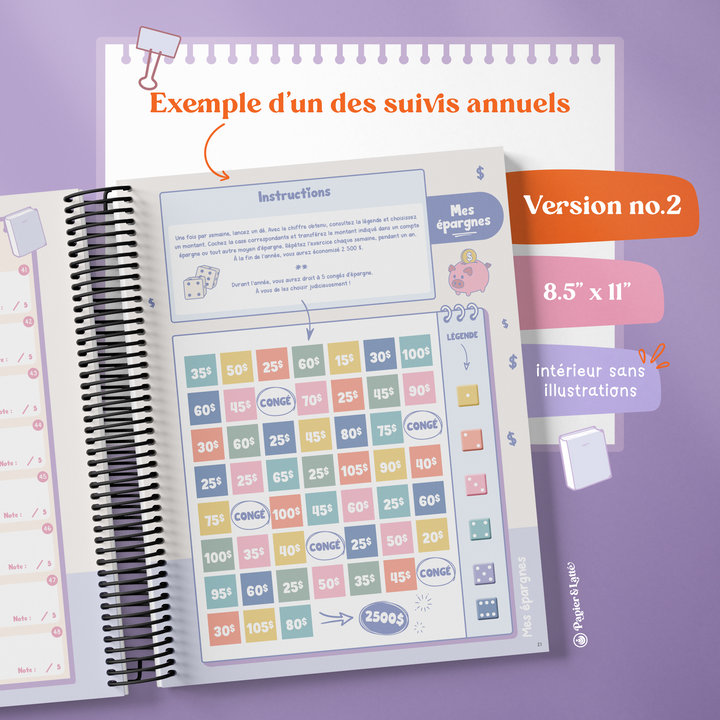 Cahier de suivis personnels - Grand format sans illustration - 04 - Café