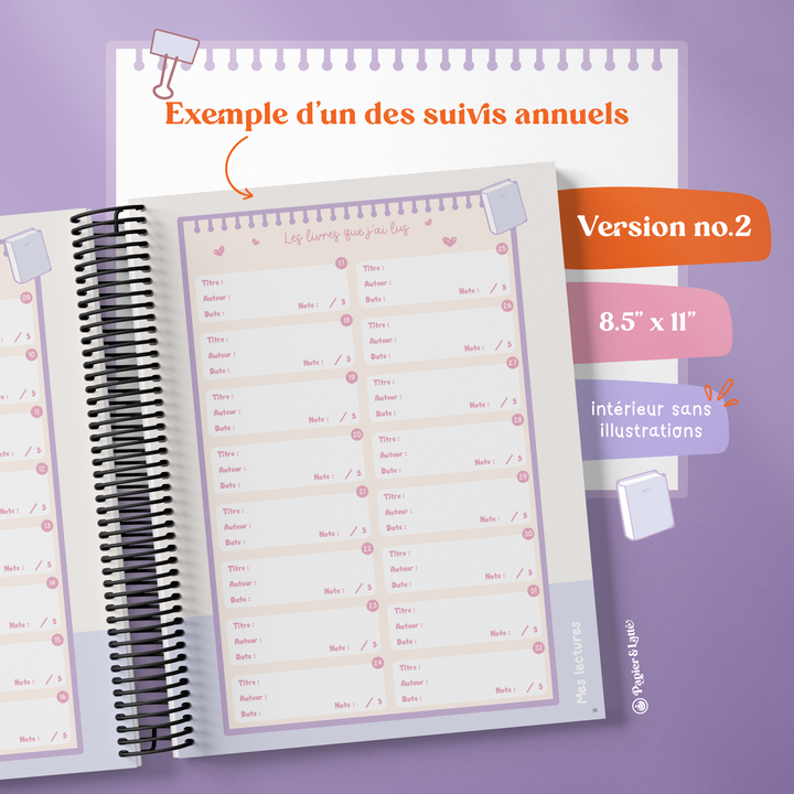 Cahier de suivis personnels - Grand format sans illustration - 04 - Café