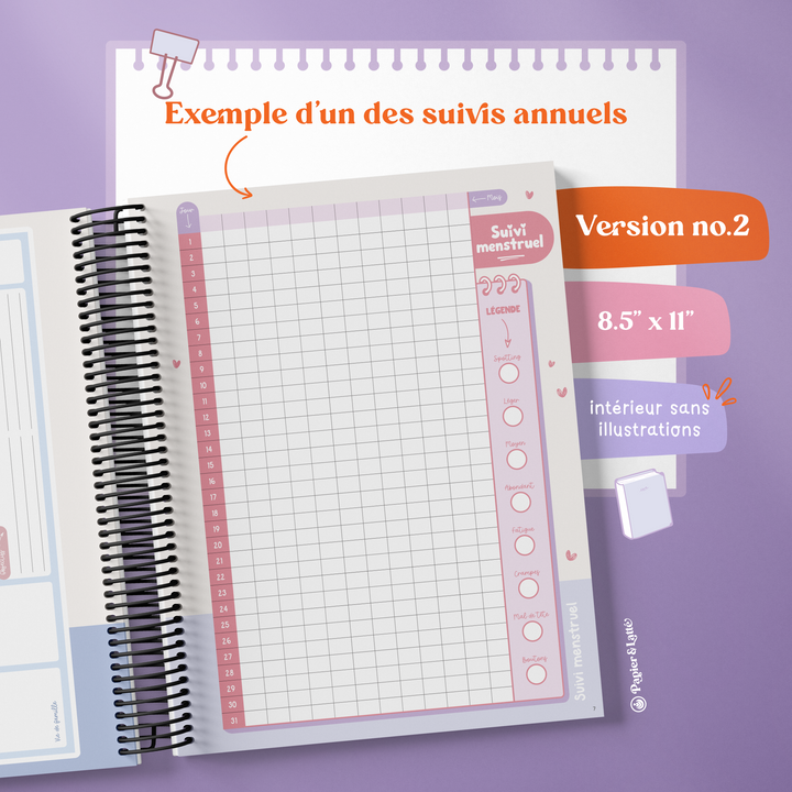 Cahier de suivis personnels - Grand format sans illustration - 04 - Café