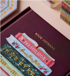 Journal de lecture brodé – Club de lecture Ladies Night