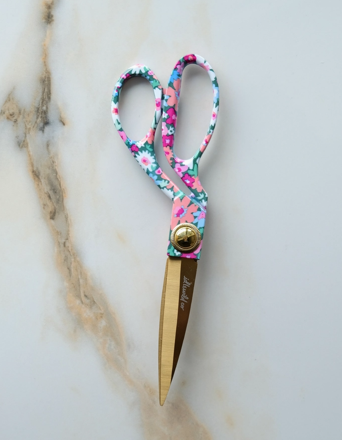 Ciseaux de créateur - Petit motif floral
