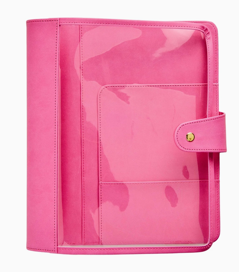 Folio transparent grand format pour agenda - Candy
