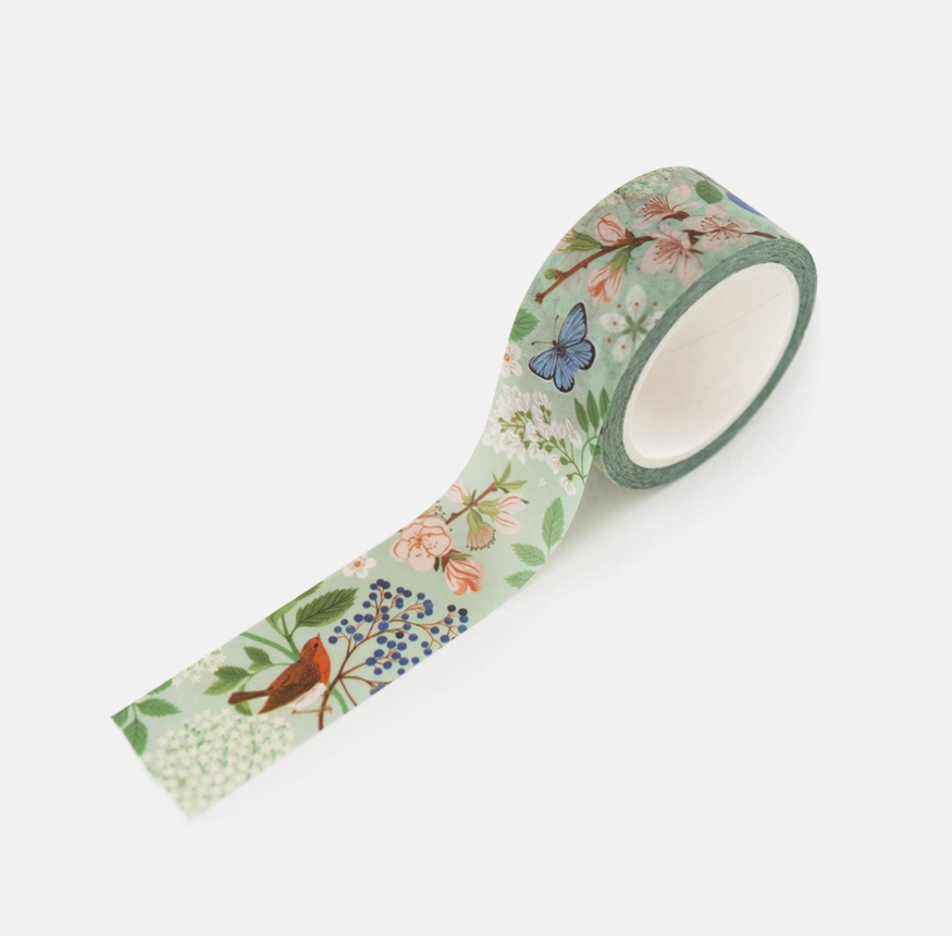 Ruban Washi Tape - Arbres Fleuris