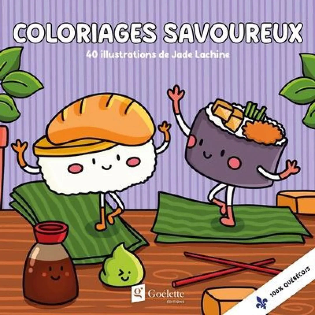 Livre à colorier Jade Lachine pour adulte avec illustrations artistiques à colorier pour détente créative