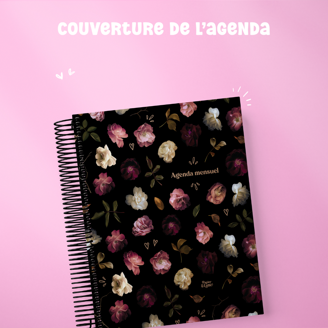 Agenda mensuel - 02- intérieur Kawaii
