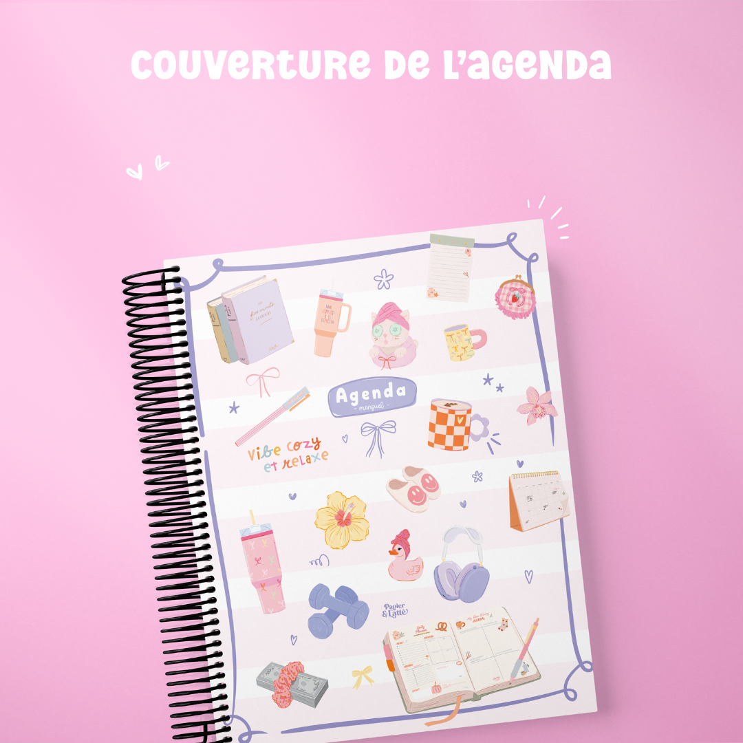 Agenda mensuel - 06- intérieur Kawaii