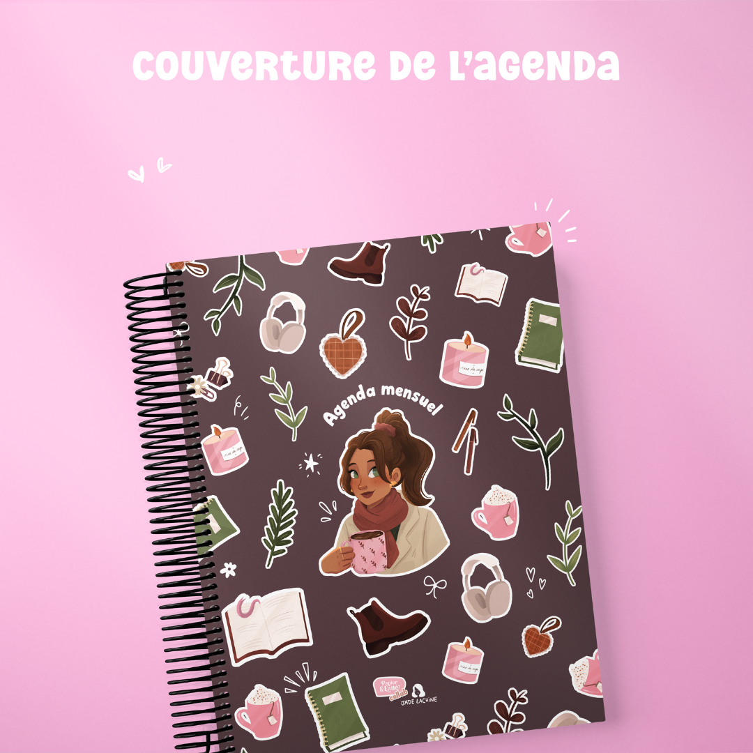 Agenda mensuel - 04- intérieur Kawaii