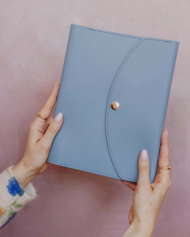 Pochette multifonction élégante - Bleue