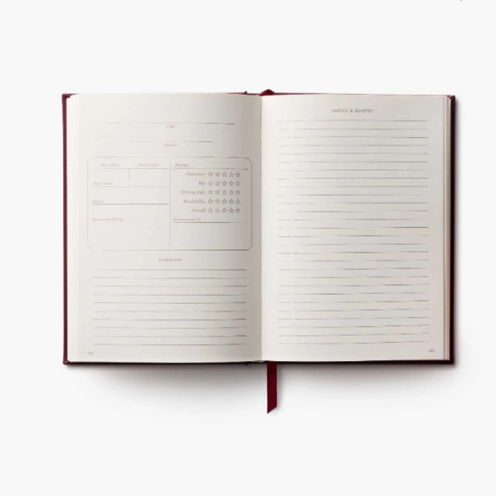 Journal de lecture brodé – Club de lecture Ladies Night