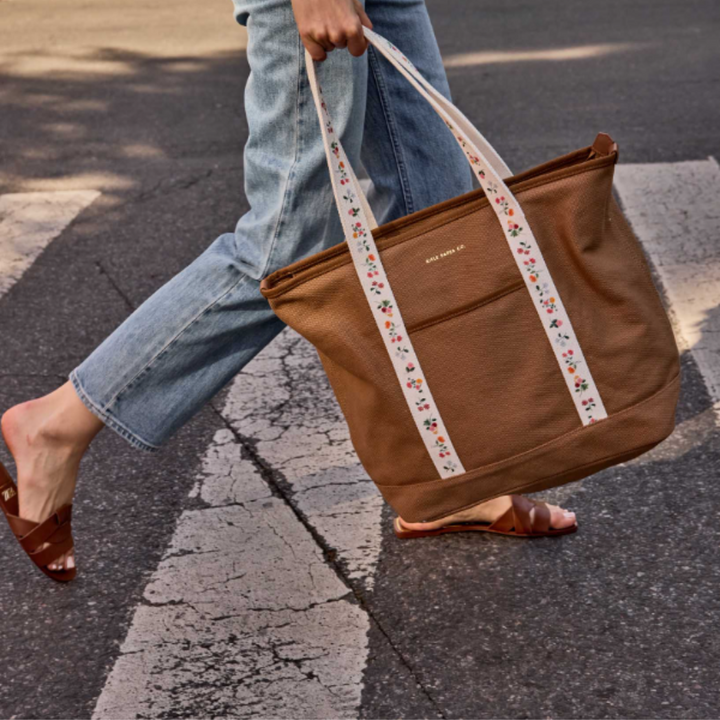 Sac tout-aller en toile – Ditsy Dahlia