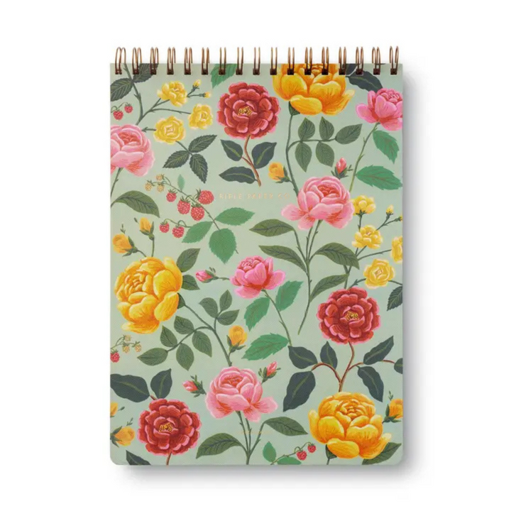 Bloc-notes à spirale – Roses