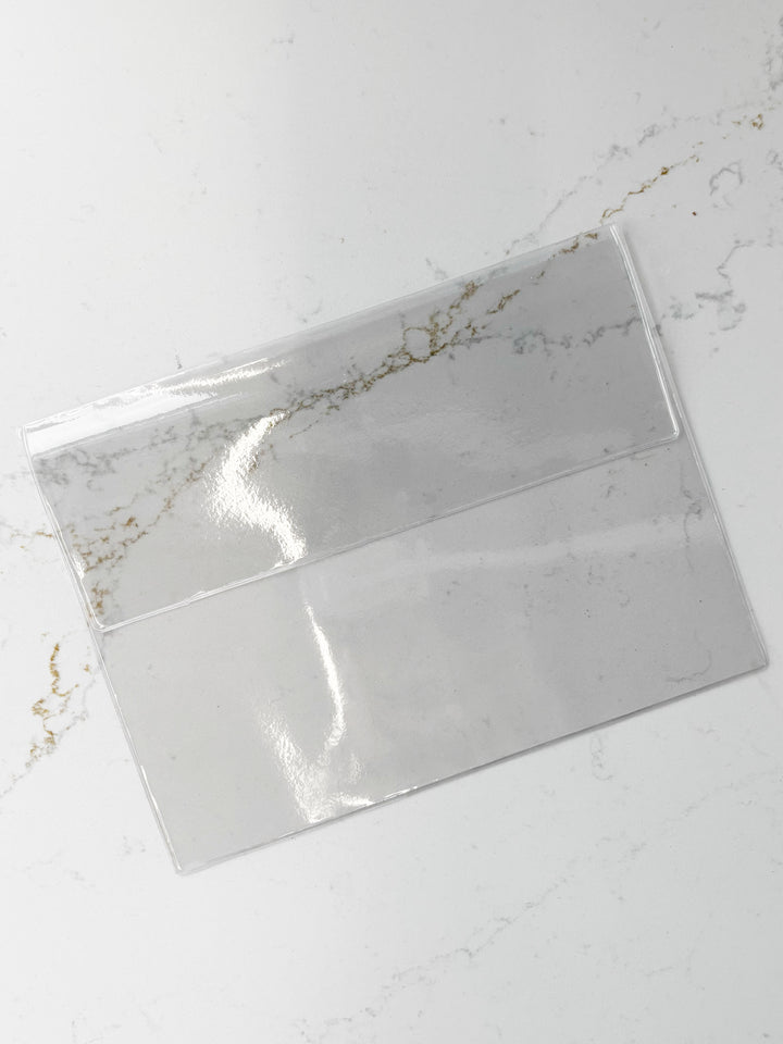 Pochette en plastique avec rabat pour stash