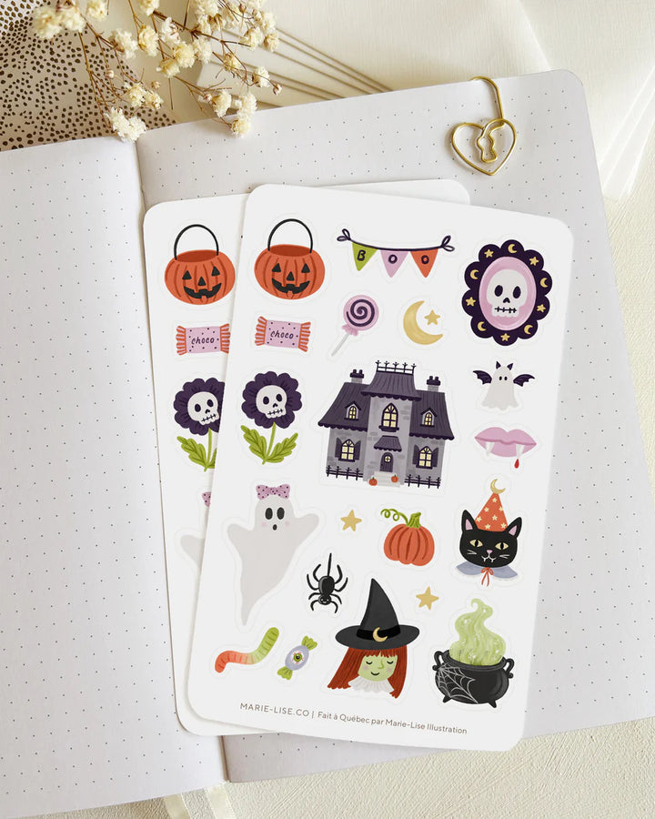 Halloween- Feuille d&