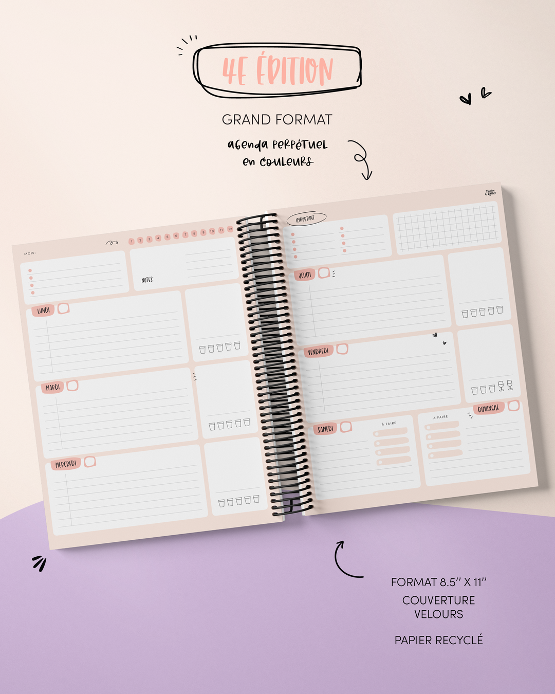 E - Isaë - Agenda 4e édition - non-daté