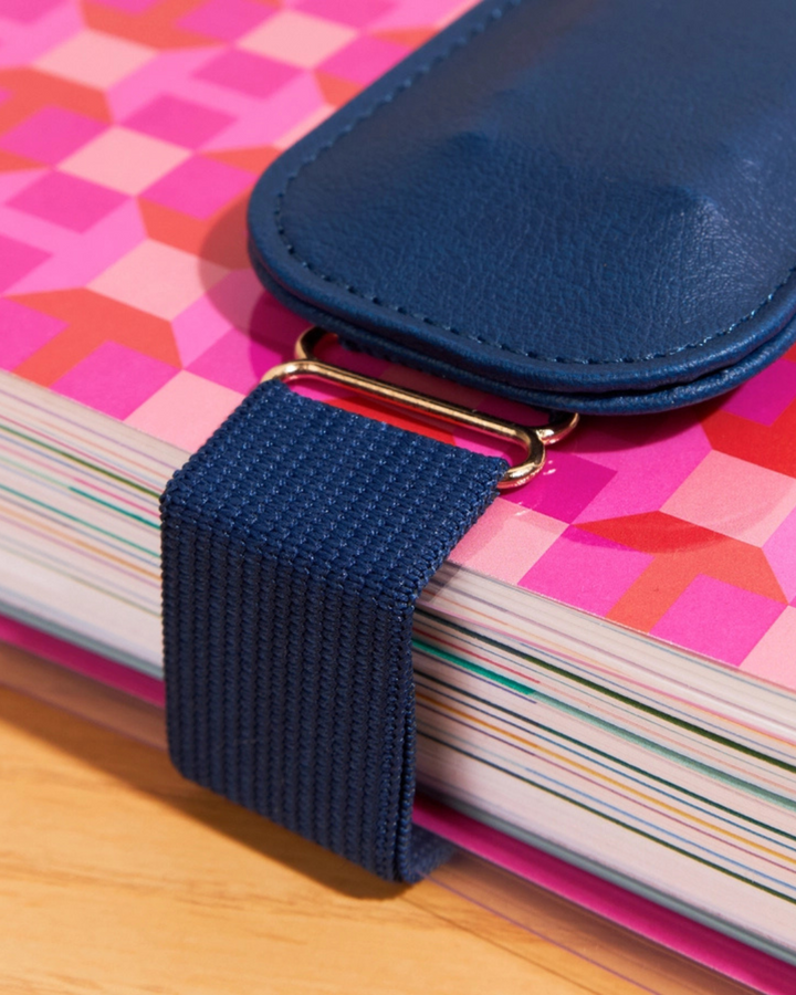 Porte-stylos avec élastique ajustable  – Minuit
