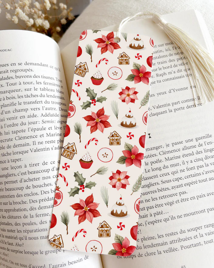 Signet illustré par Marie-Lise  -  Sweet Poinsettias