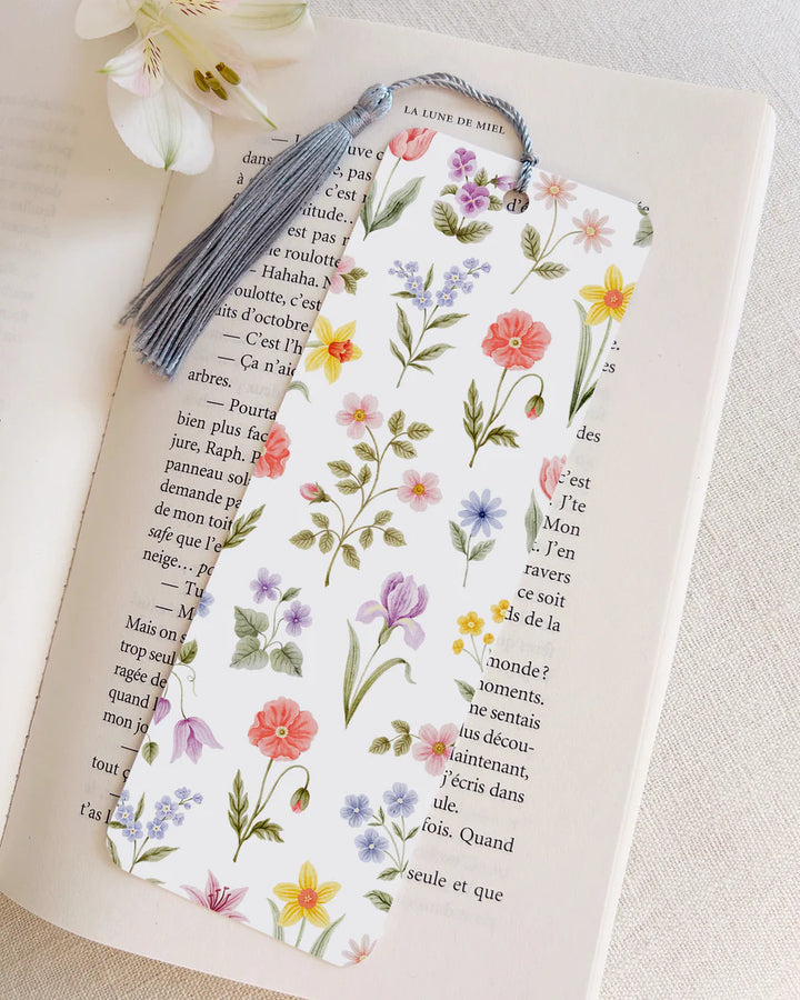Signet illustré par Marie-Lise  - Rêverie florale