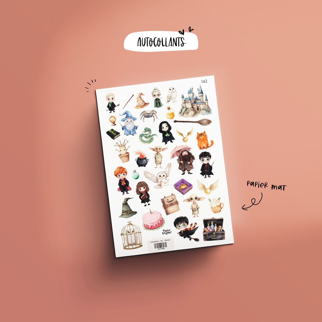 Autocollants - 142. Petits sorciers  / Stickers