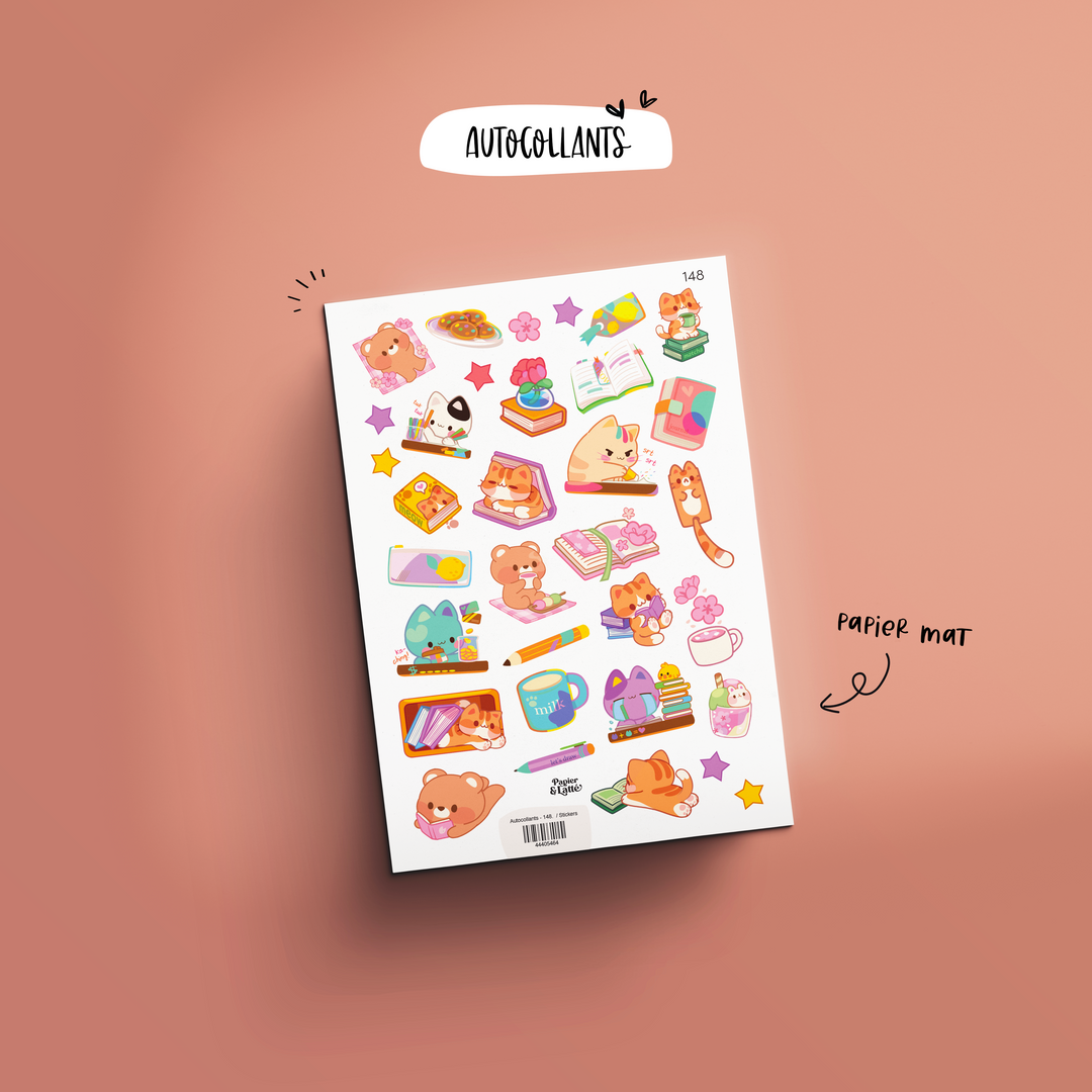 Autocollants - 148. Club de lecture / Stickers