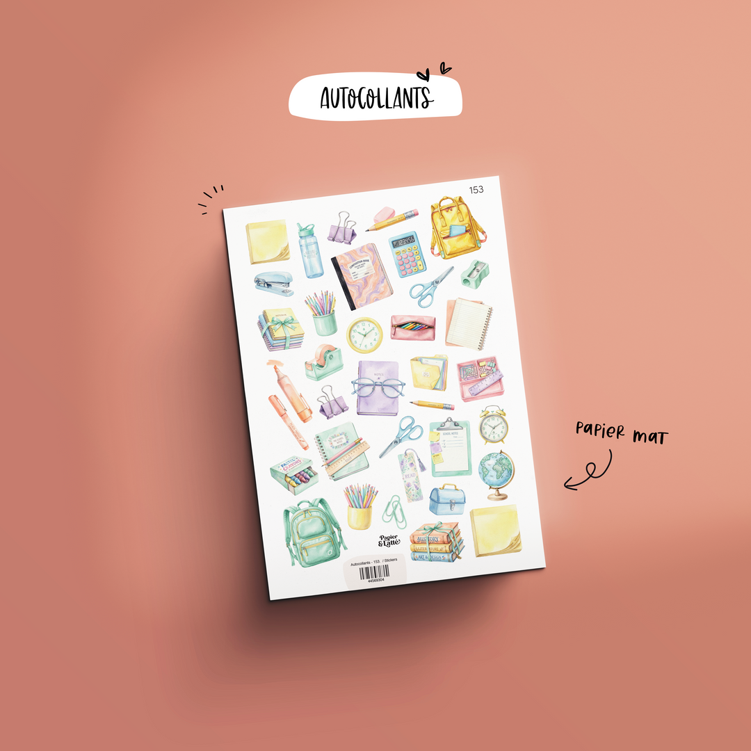 Autocollants - 153. Passion papeterie  / Stickers