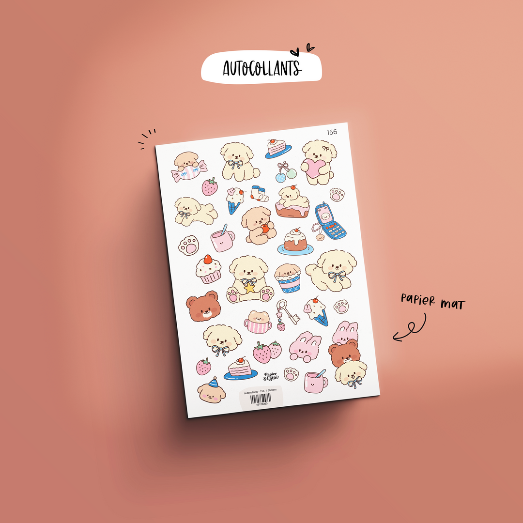 Autocollants - 156. Trop mignon ! / Stickers
