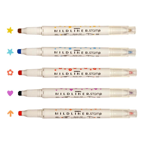 Mildliner SURLIGNEUR - Ensemble de 5 - Stamp &amp; Doodle