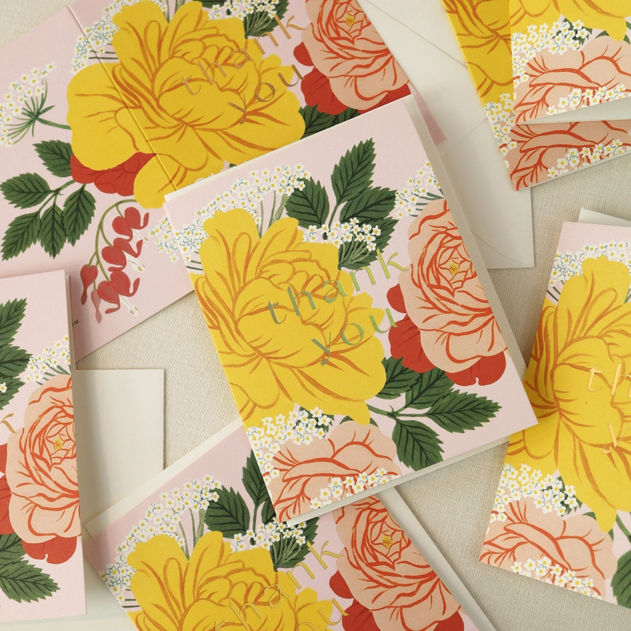 Carte de souhaits - Jardin de roses