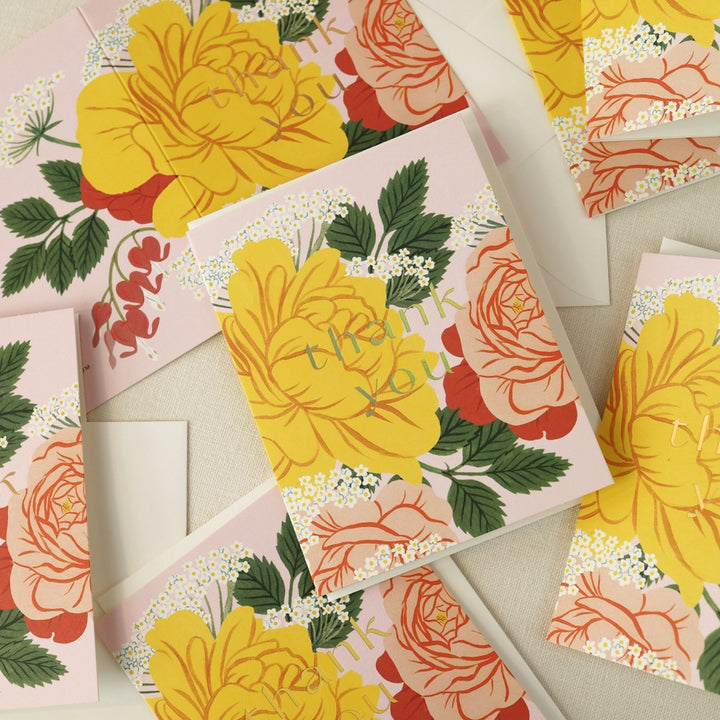 Carte de souhaits - Jardin de roses