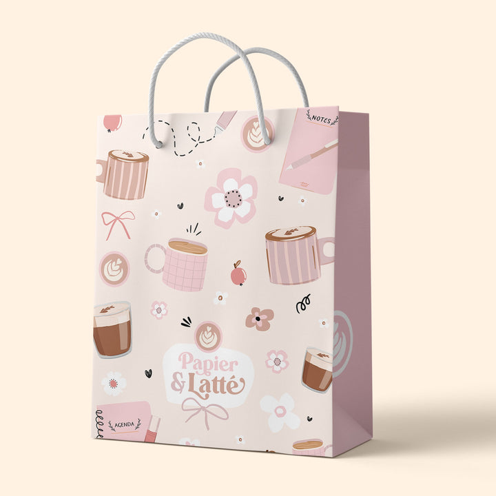Sac Cadeau - Papier & Latté - Café Latté