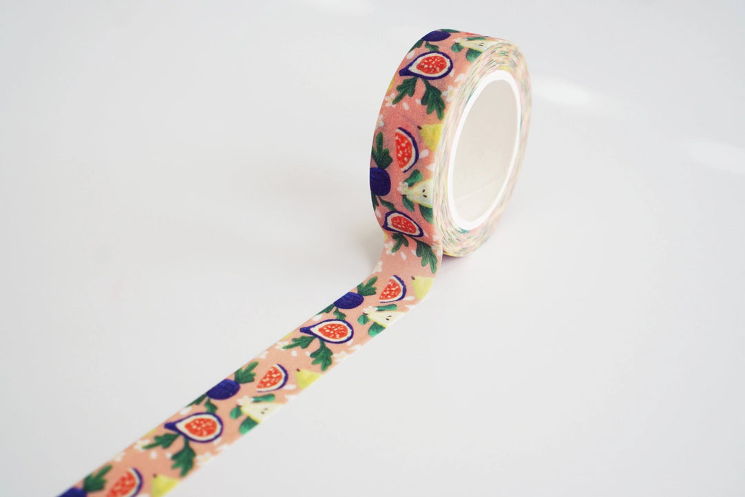 Ruban Washi Tape - Figue Corail